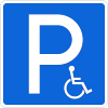 Знак 6.4.17д Парковка для инвалидов (парковочное место)