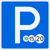 Знак 6.4.2Д Платная парковка (парковочное место)